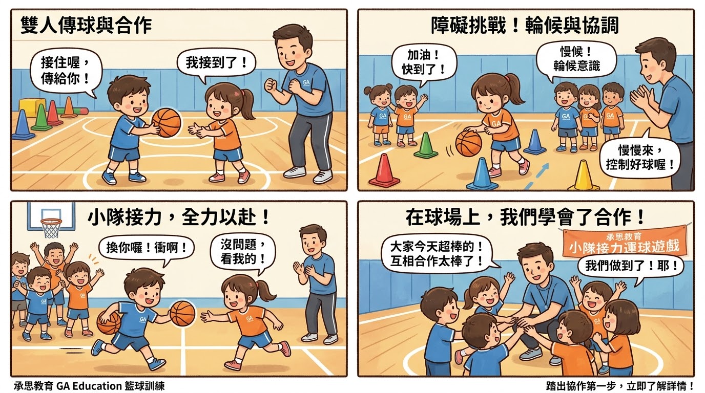 第 2 課：小隊接力運球遊戲